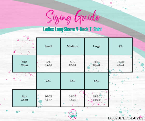 Ladies Long Sleeve V-neck