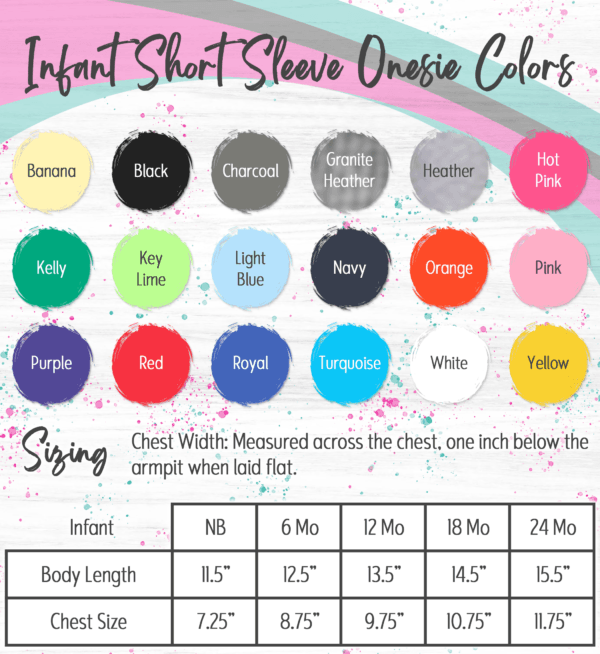 Infant Short Sleeve Onesie - Image 2