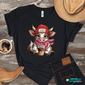 Coffee Addict Highland Cow