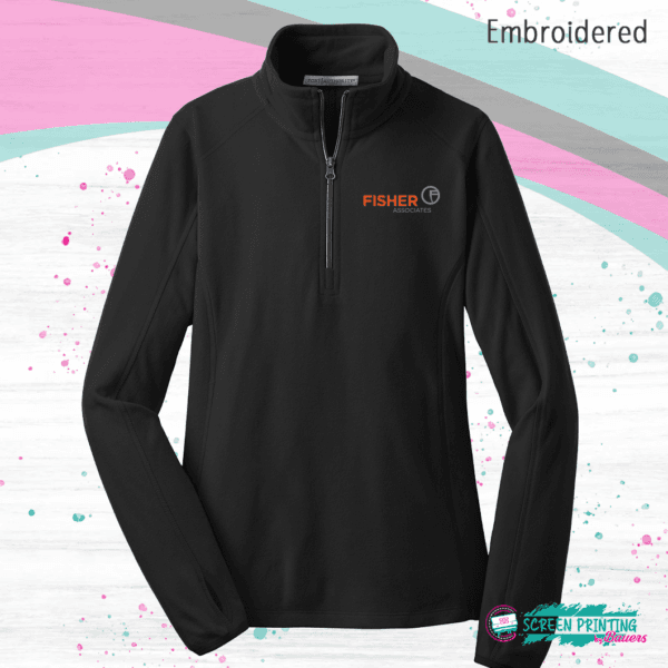 Fisher Associates Ladies Fleece Quarter Zip