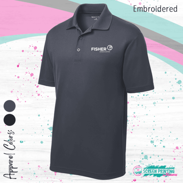 Fisher Associates Men's Polo - Image 2