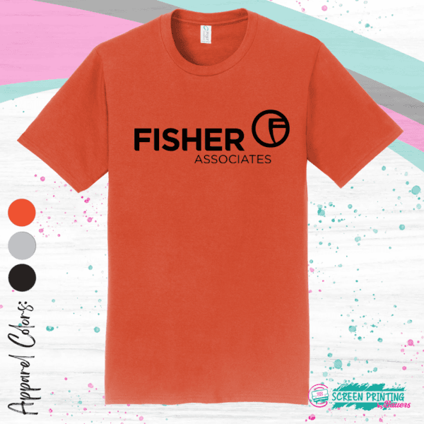 Fisher Associates Unisex T-Shirt - Image 3