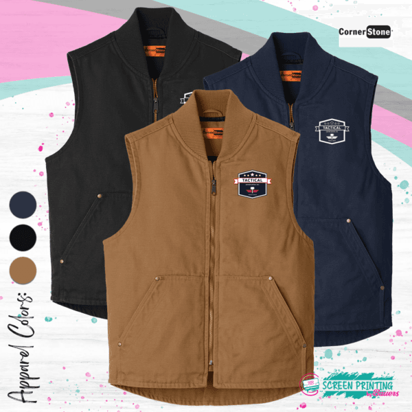 Tactical CornerStone® Washed Duck Cloth Vest