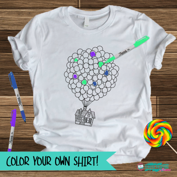Color Your Own - Balloon House