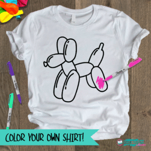Color Your Own - Balloon Dog
