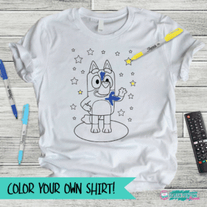 Color Your Own - Bluey