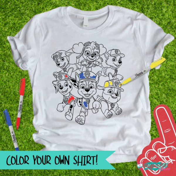 Color Your Own - Paw Patrol