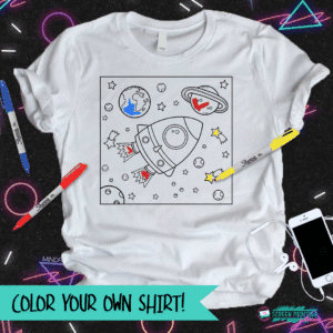 Color Your Own - Outer Space