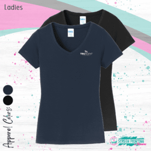 Tru Agent Ladies V-Neck T