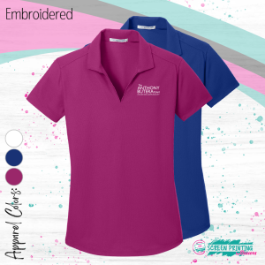 Anthony Butera Ladies Moisture Wick Polo