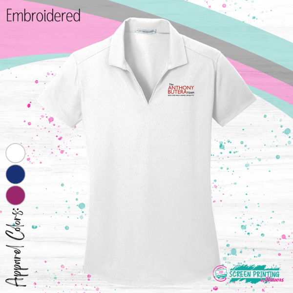 Anthony Butera Ladies Moisture Wick Polo - Image 2