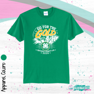 4H Ontario County Going For The Gold T Shirt
