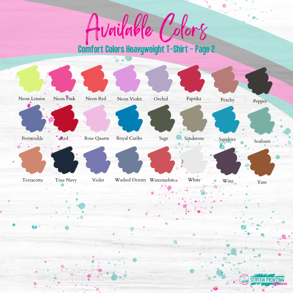 Comfort Colors Heavyweight T-Shirt - Image 3
