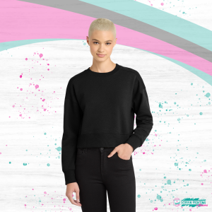 Ladies Perfect Weight Cropped Crewneck