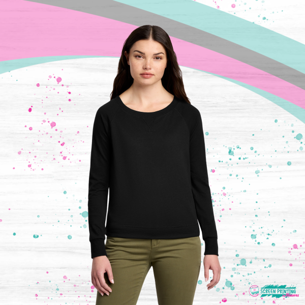 Ladies Featherweight French Terry Crewneck Sweatshirt