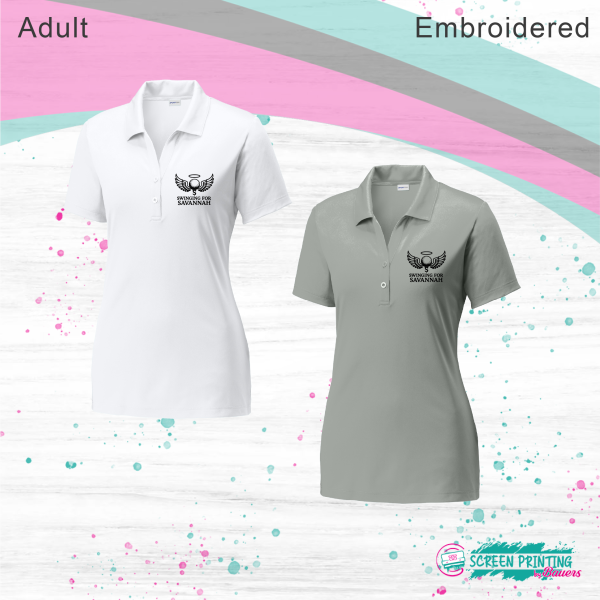 Swinging For Savannah Ladies Polo