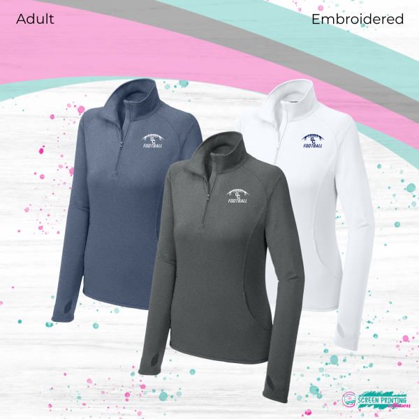 Gates Chili Football Women's 1/4 Zip