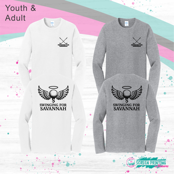 Swinging For Savannah Long Sleeve Tee