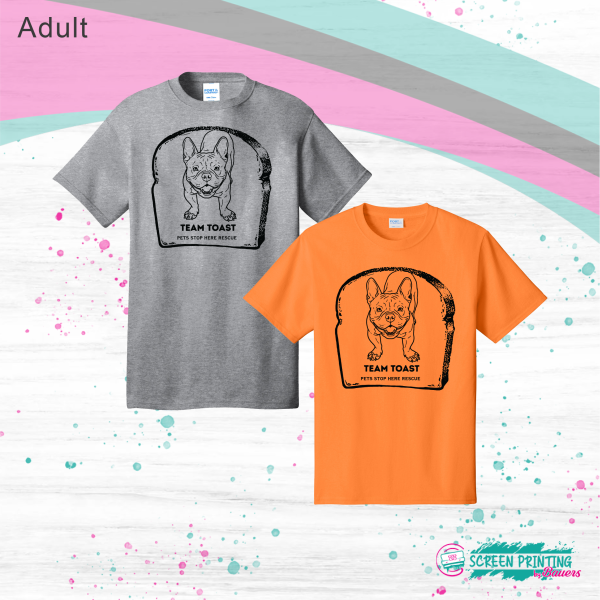 Team Toast Tee Black Ink