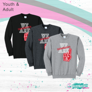 CA Homecoming We Are Crewneck Sweatshirt