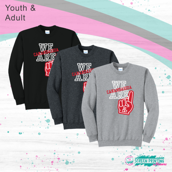 CA Homecoming We Are Crewneck Sweatshirt