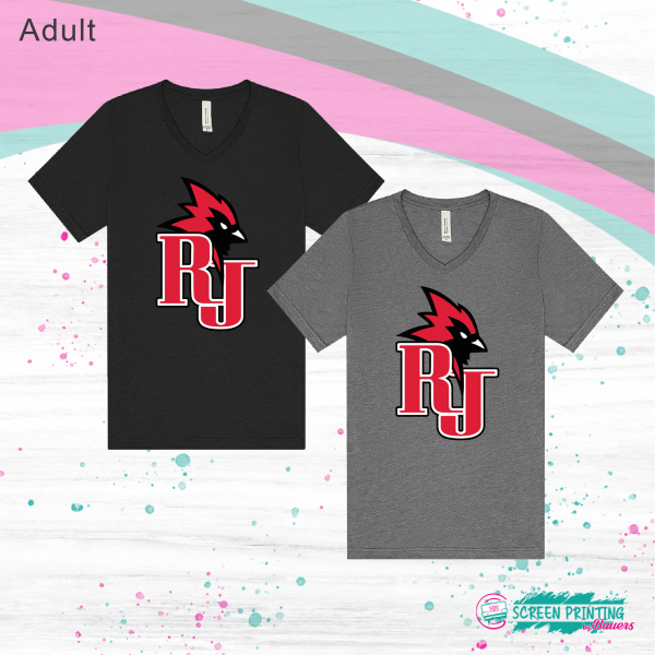 Red Jacket Student Council Fundraiser V-Neck Tee