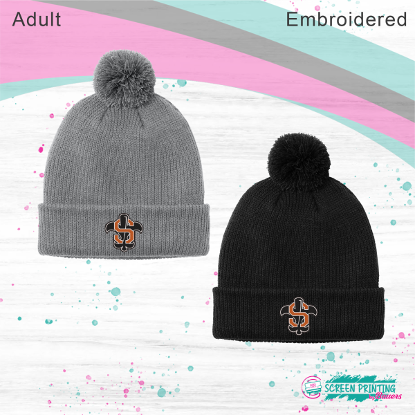 CC Baseball Pom Beanie