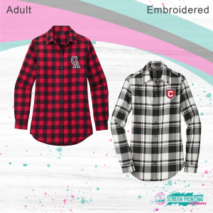 CA CSD Admin Ladies Plaid Shirt