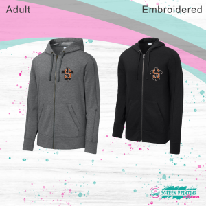 CC Baseball Sport Tek Triblend Full Zip Hoodie