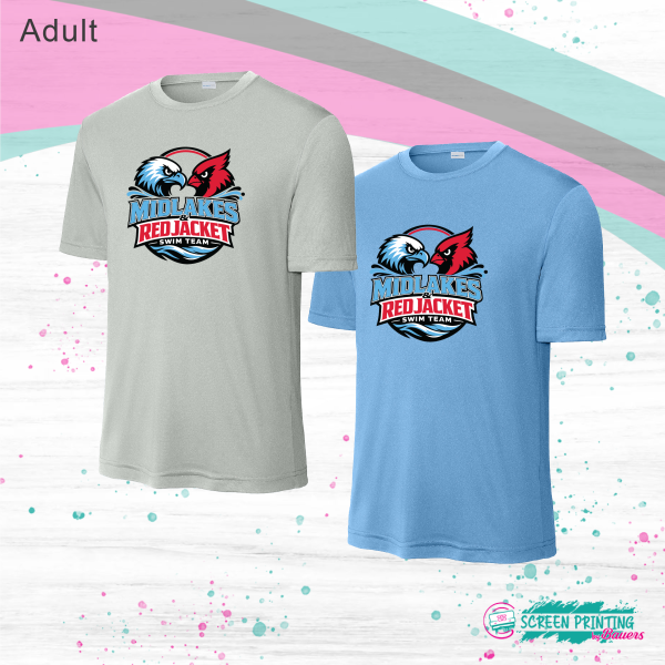 Midlakes Girls Swimming Performance Tee