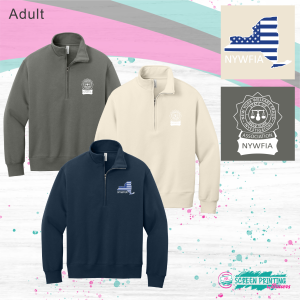NYWFIA Half Zip Sweatshirt