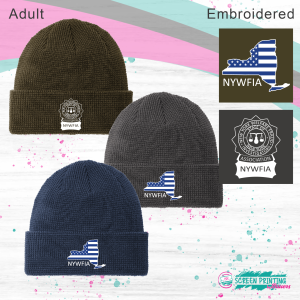 NYWFIA Knit Cuffed Beanie
