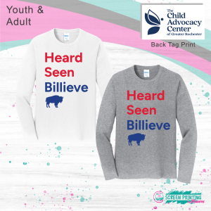 Child Advocacy Center Bills Fundraiser Long Sleeve Tee