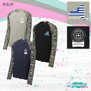 NYWFIA Camo Colorblock Long Sleeve