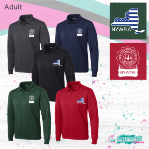 NYWFIA Long Sleeve Polo